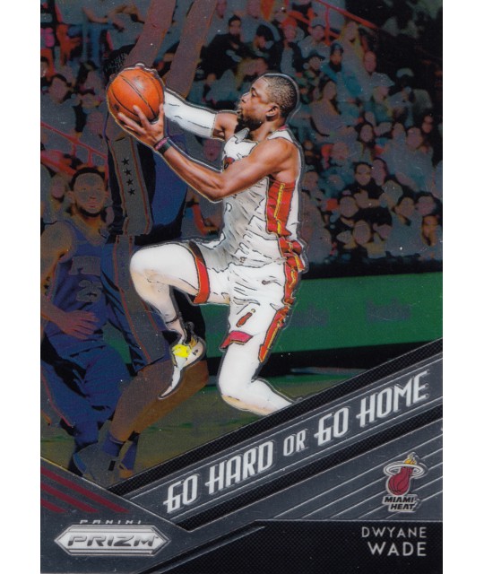 Panini Prizm 2018-2019 Go Hard or Go Home Dwyane Wade (Miami Heat)